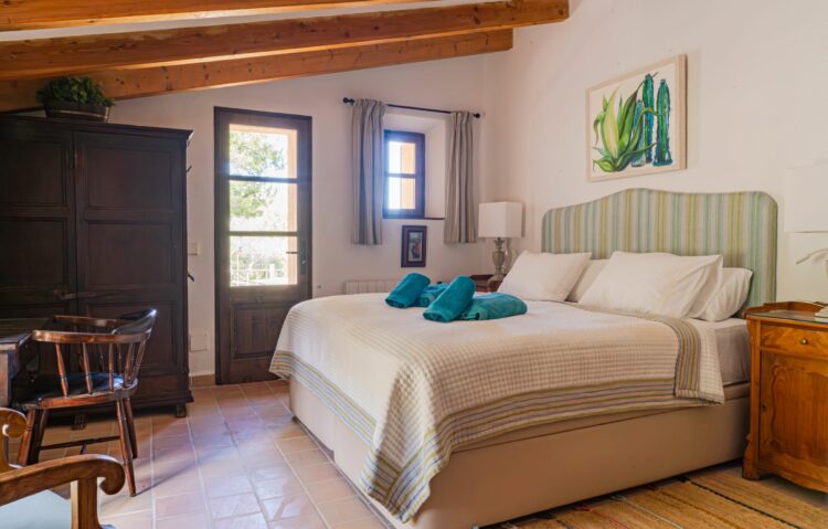 Finca Tafona Latana Luxus Ferienhaus Mallorca Mieten Schlafzimmer
