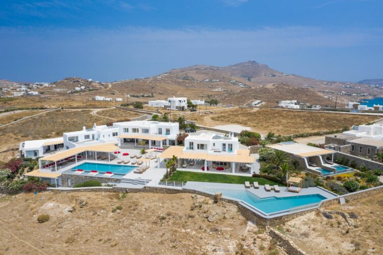 Heavenly Retreat Resort Luxusvilla Mykonos Mieten Lage