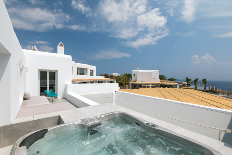 Heavenly Retreat Resort Luxusvilla Mykonos Mieten Whirlpool