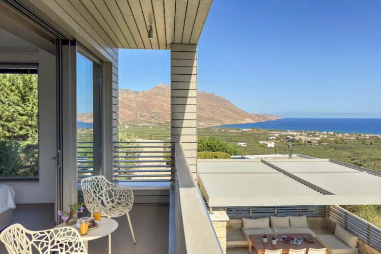 Hillside Villa Kissamos Luxus Ferienhaus Kreta Ausblick