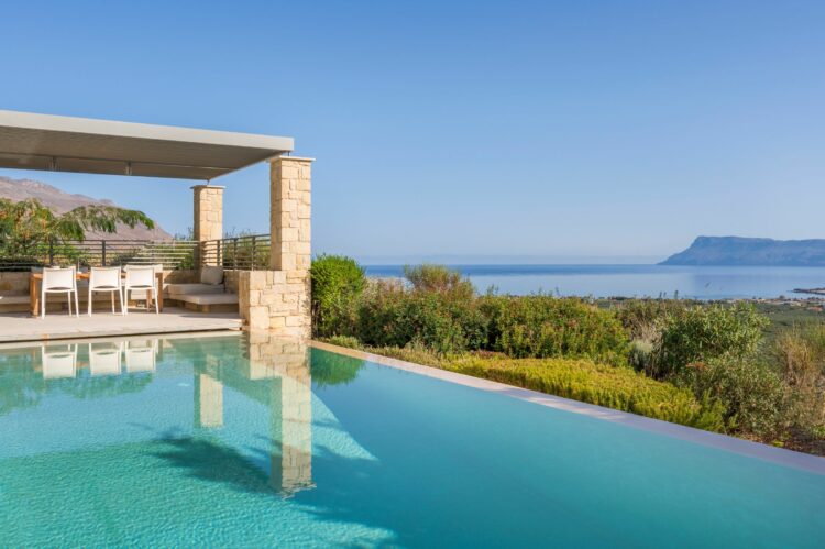 Hillside Villa Kissamos Luxus Ferienhaus Kreta Infinitypool