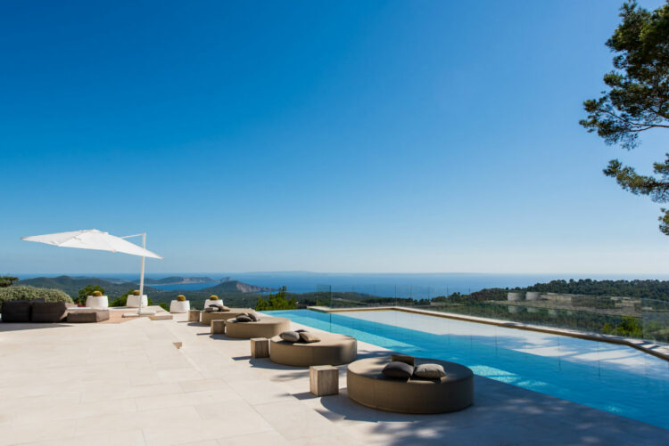 Hilltop Villa Luxus Ferienhaus Auf Ibiza Mieten Meerblick