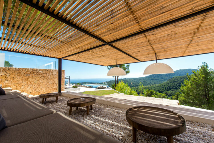 Hilltop Villa Luxus Ferienhaus Auf Ibiza Mieten Outdoor Lounge