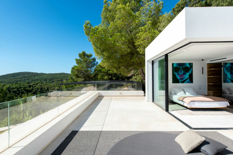 Hilltop Villa Luxus Ferienhaus Auf Ibiza Mieten Private Terrasse