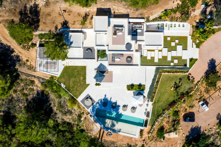 Hilltop Villa Luxus Ferienhaus Auf Ibiza Mieten Von Oben