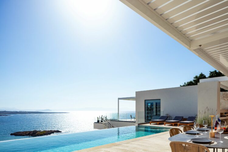 Kalathas Beachview Villa Luxuriöses Ferienhaus Kreta Meerblick