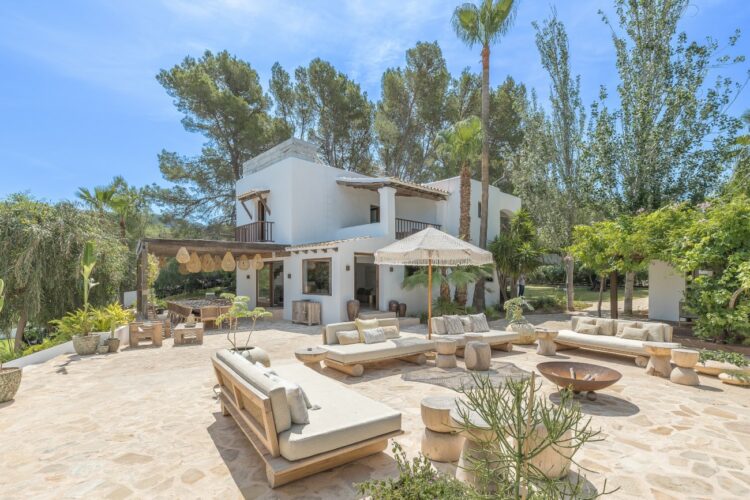 La Cabana Luxus Ferienhaus Ibiza Mieten Lounge Area