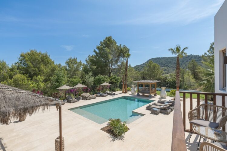 La Cabana Luxus Ferienhaus Ibiza Mieten Pool