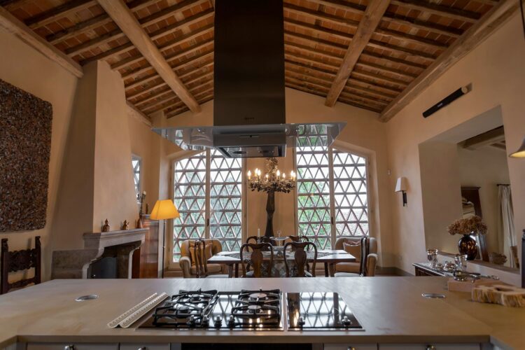 La Scuderia Luxuriöses Ferienhaus Toskana Italien Mieten Küche