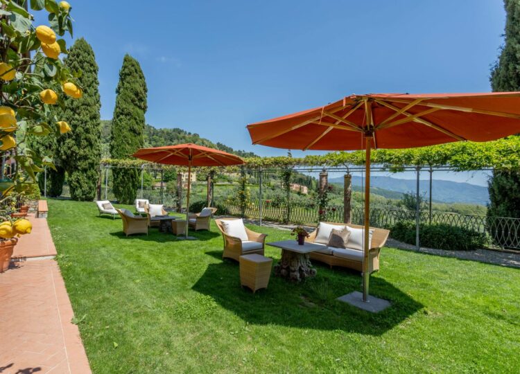 La Scuderia Luxus Ferienhaus Toskana Italien Mieten Outdoor Lounge