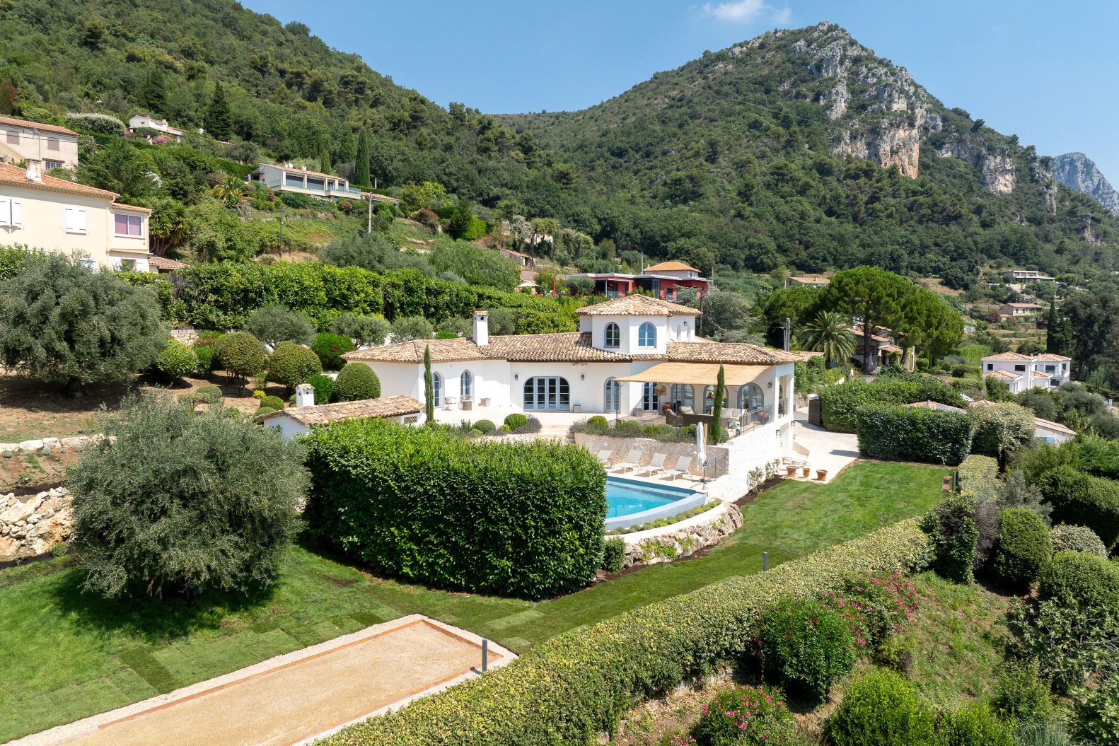 Maison Du Ciel Luxus Ferienhaus Nizza Côte D’azur Lage