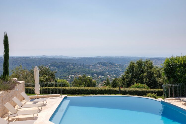 Maison Du Ciel Luxus Ferienhaus Nizza Côte D’azur Pool Mit Ausblick