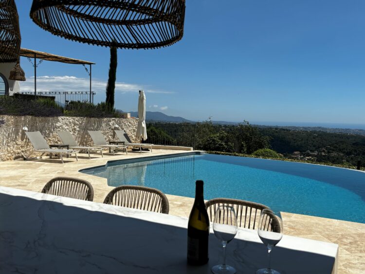 Maison Du Ciel Traumhaftes Ferienhaus Nizza Côte D’azur Poolbar