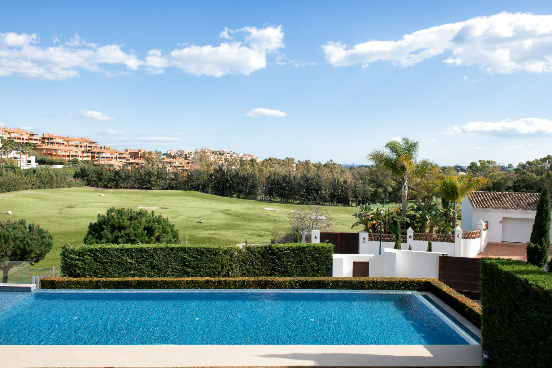 Marbella Infinity Pool Villa Mieten Villa Calida