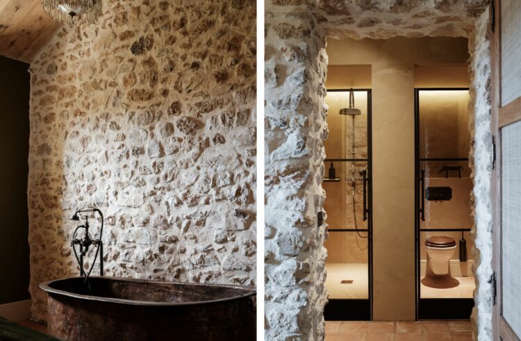 Mas Mouries Luxus Ferienhaus Frankreich Provence Mieten Badezimmer