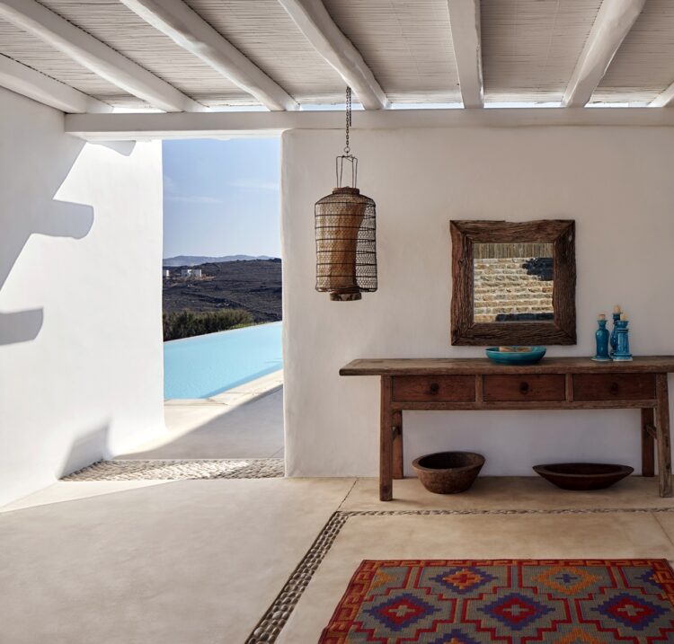 Natural Dream Villa Exklusives Ferienhaus Mykonos Mieten Interieur