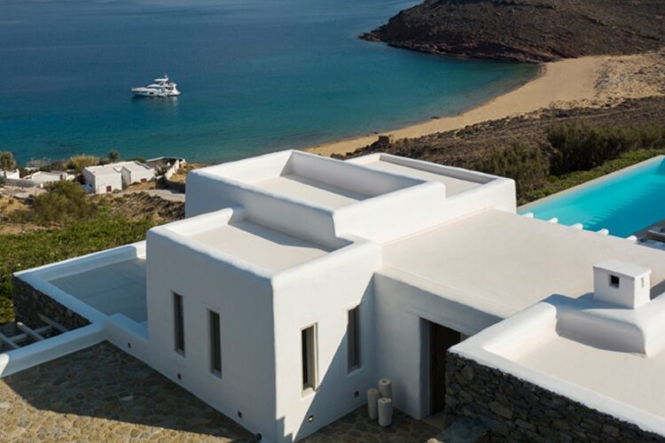 Natural Dream Villa Exklusives Ferienhaus Mykonos Mieten Lage