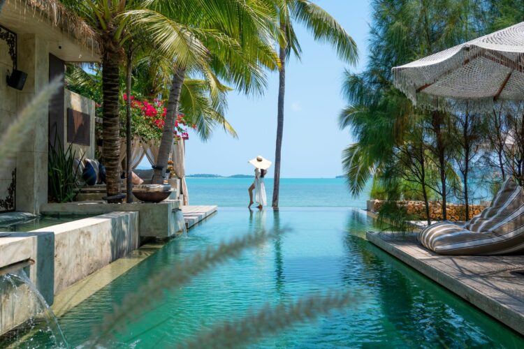 Oceans 8 Luxury Retreat Luxus Ferienhaus Koh Samui Pool