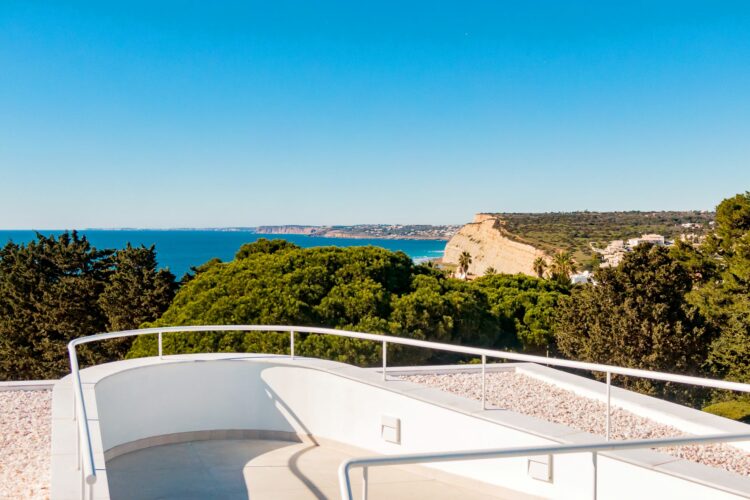 Sea Light Villa Two Luxus Ferienhaus Algarve Portugal Ausblick Von Der Dachterrasse