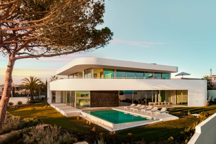 Sea Light Villa Two Luxus Villa Algarve Portugal Abendlicht