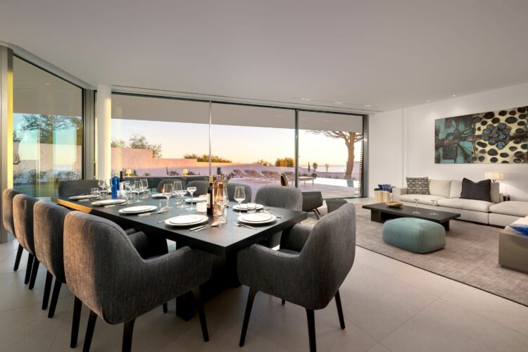 Sea Light Villa Two Traumhaftes Ferienhaus Algarve Portugal Offener Wohnbereich