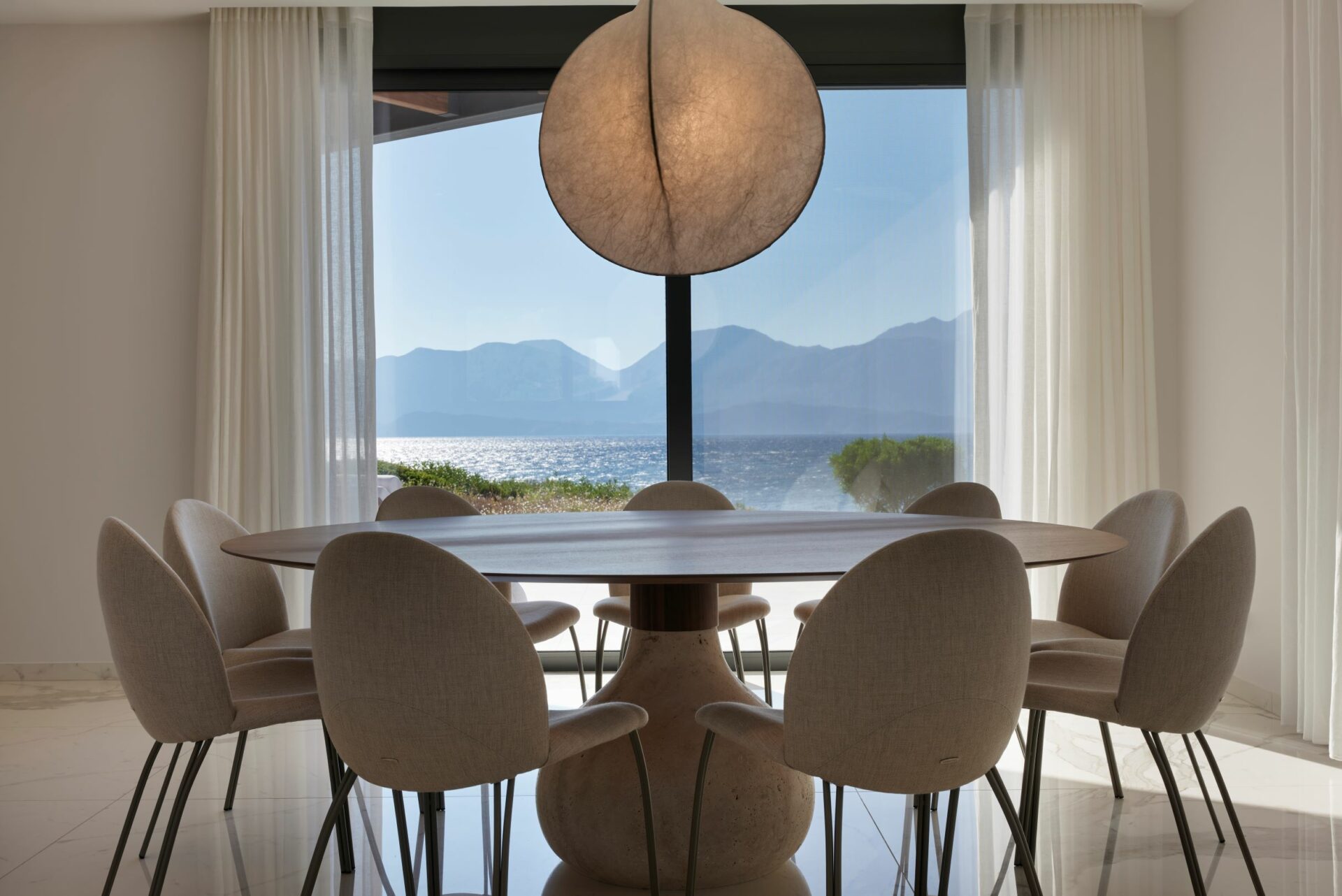 Seafront Villa Ammoudara Luxuriöses Ferienhaus Kreta Mieten Essen