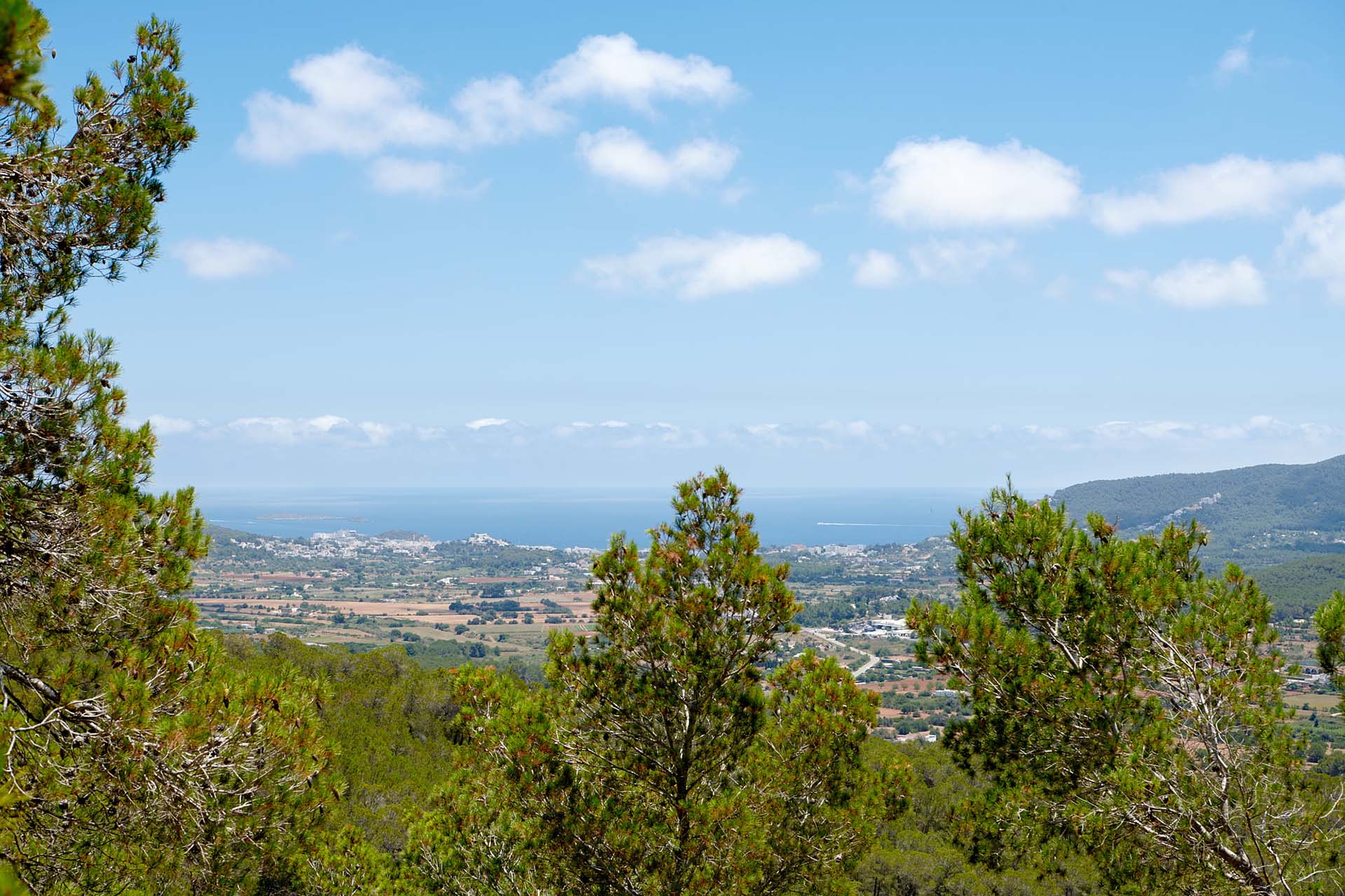 Silencioso Vista Luxuriöse Ferienvilla Ibiza Mieten Ausblick