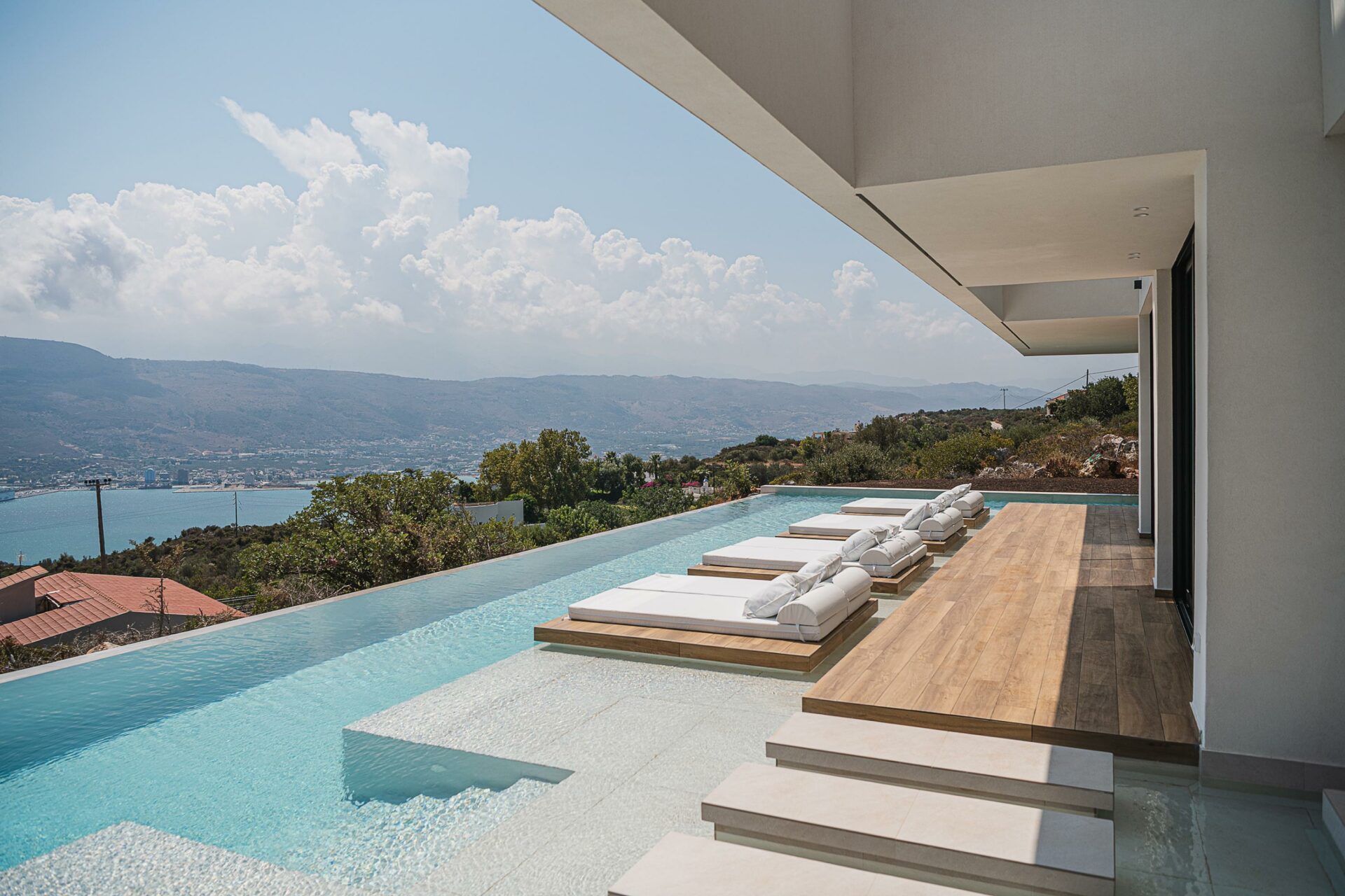 Sophisticated Estate Luxus Ferienhaus Kreta Mieten Poolterrasse