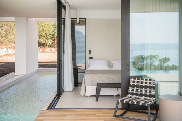 Sophisticated Estate Luxus Ferienhaus Kreta Mieten Schlafzimmer Mit Pool