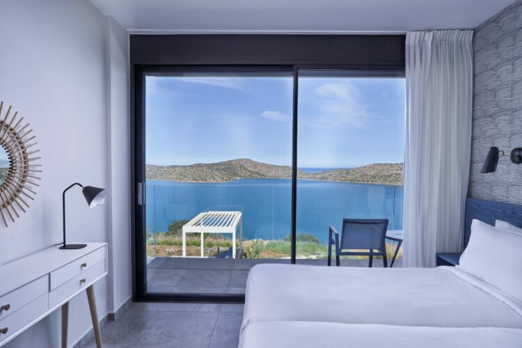 Spinalonga View Luxuriöses Ferienhaus Kreta Mieten Schlafzimmer