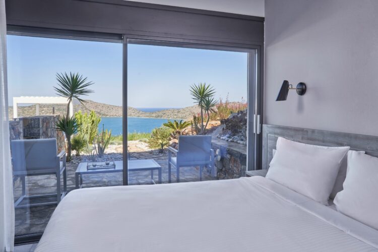 Spinalonga View Exklusives Ferienhaus Kreta Mieten Schlafzimmer