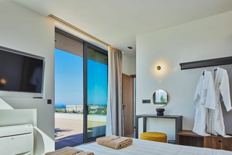 Splendid Villa Luxus Ferienhaus Kreta Master Bedroom