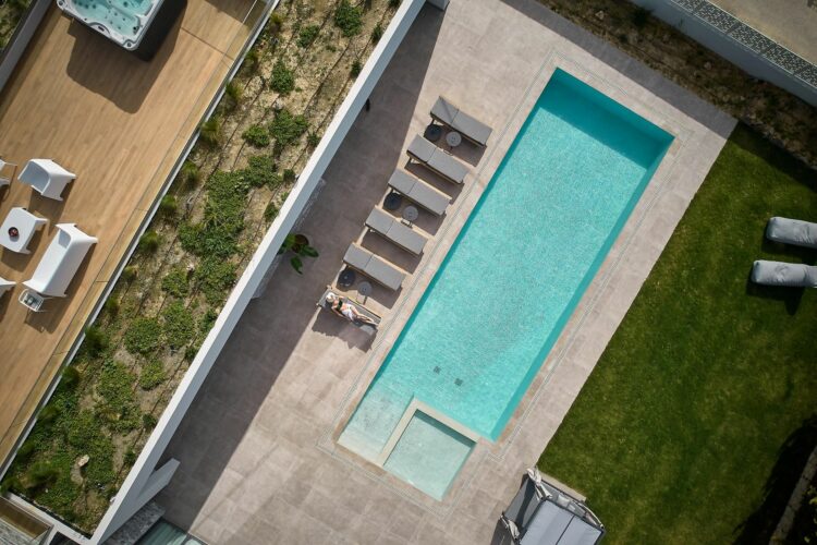 Splendid Villa Luxus Villa Kreta Mieten Pool Von Oben