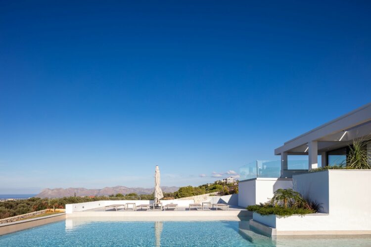 Sublime Escape Villa Luxuriöse Villa Kreta Griechenland Atemberaubender Ausblick