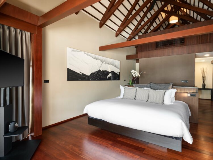 Villa Akatsuki Luxuriöses Ferienhaus Koh Samui Thailand Mieten Detail Schlafzimmer