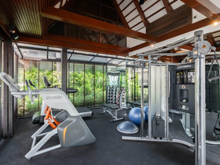Villa Akatsuki Luxuriöses Ferienhaus Koh Samui Thailand Mieten Gym