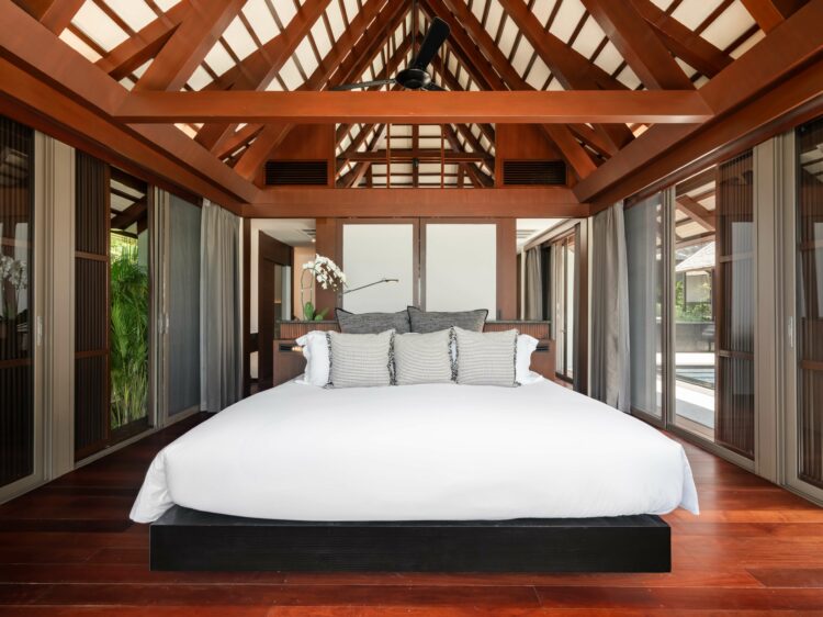 Villa Akatsuki Luxuriöses Ferienhaus Koh Samui Thailand Mieten Schlafzimmer