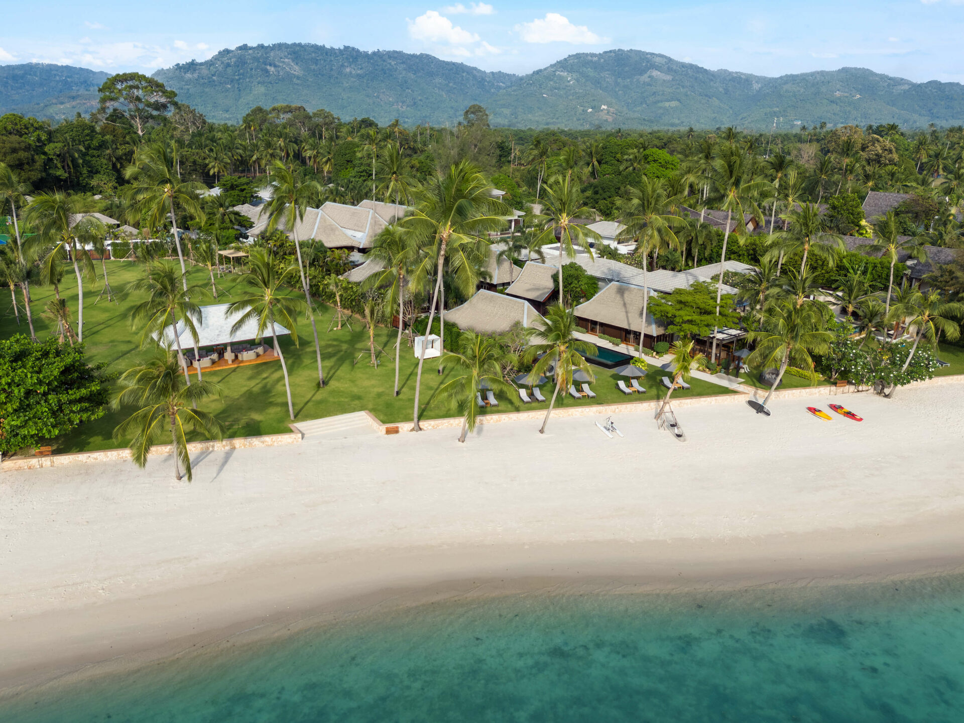 Villa Akatsuki Luxuriöses Ferienhaus Koh Samui Thailand Mieten Strandlage