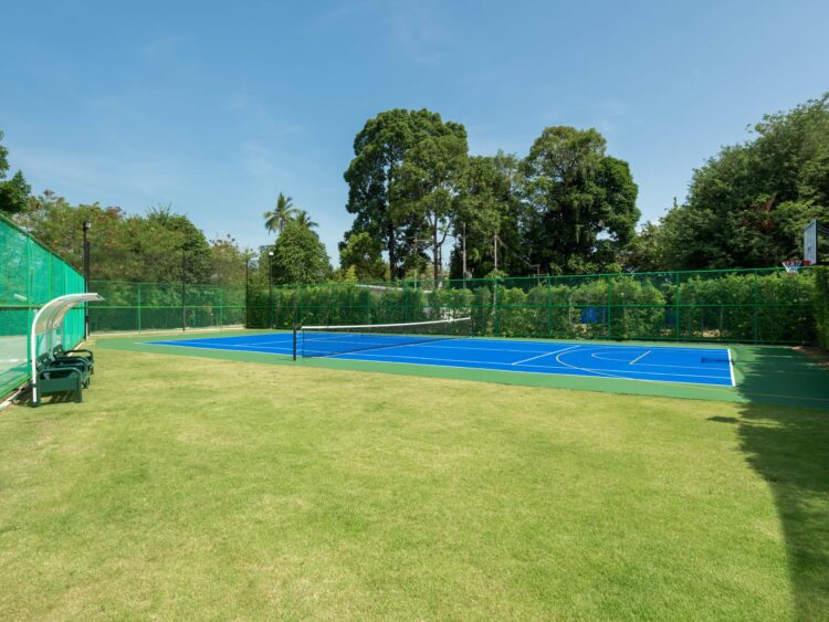 Villa Akatsuki Luxuriöses Ferienhaus Koh Samui Thailand Mieten Tennis