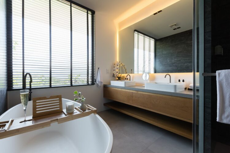 Villa Amylia Luxus Ferienhaus Koh Samui Villa Emerald Bad Mit Badewanne