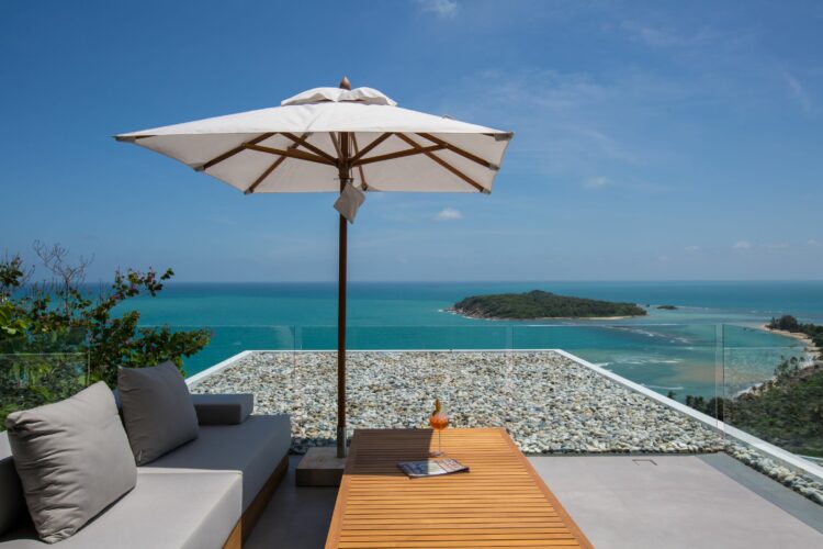 Villa Amylia Luxus Ferienhaus Koh Samui Villa Emerald Dachterrasse