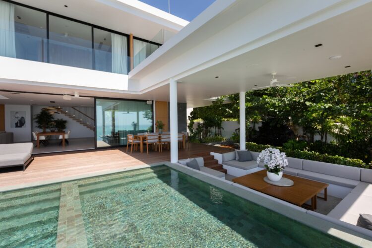 Villa Amylia Luxus Ferienhaus Koh Samui Villa Emerald Outdoor Lounge
