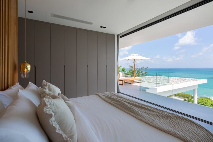 Villa Amylia Luxus Ferienhaus Koh Samui Villa Emerald Schlafen Mit Meerblick