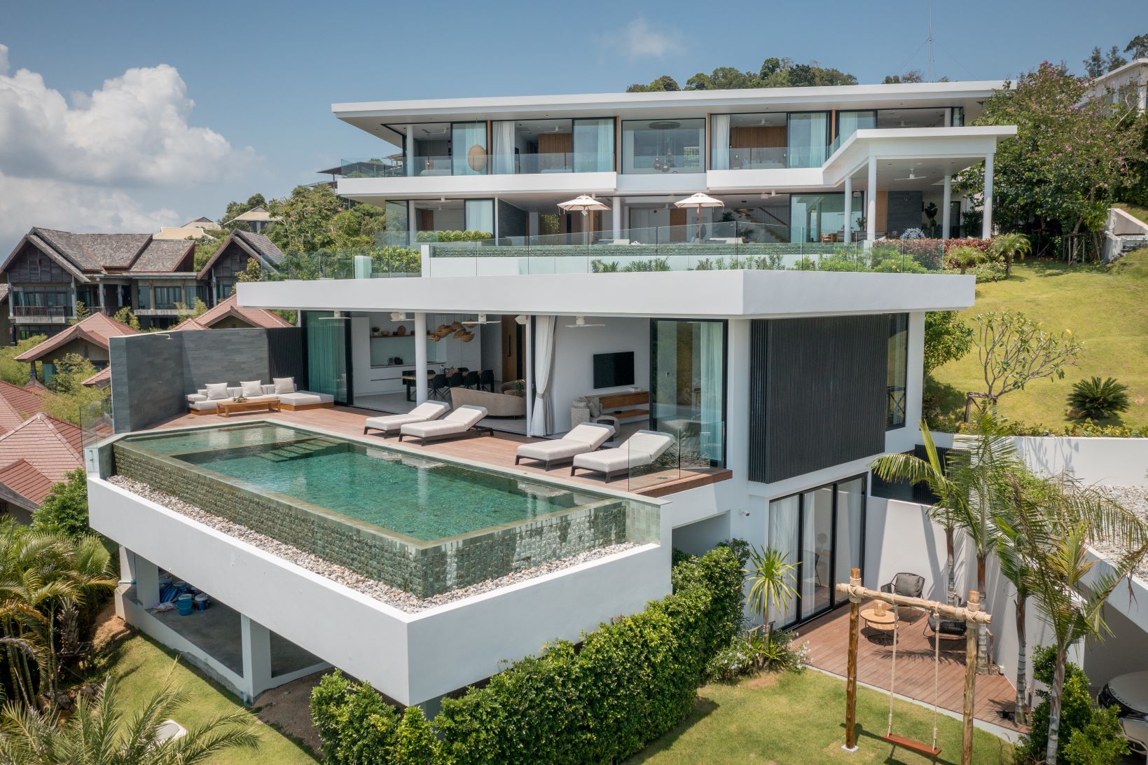 Villa Amylia Luxus Ferienvilla Koh Samui Villa Ruby Außenansicht