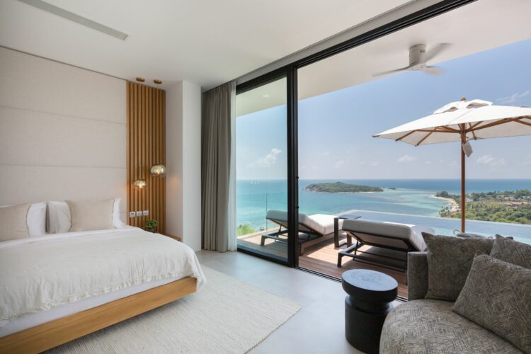 Villa Amylia Luxus Ferienvilla Koh Samui Villa Ruby Schlafzimmer