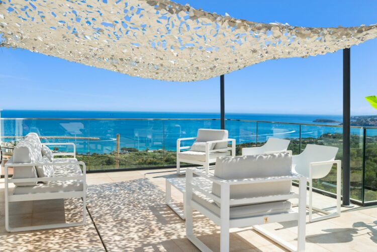 Villa Bon Sol Luxus Ferienvilla Mallorca Dachterrasse