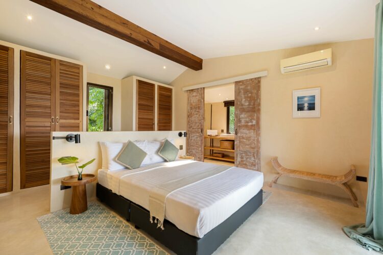 Villa Koh Koon Luxuriöses Ferienhaus Koh Samui Großes Schlafzimmer