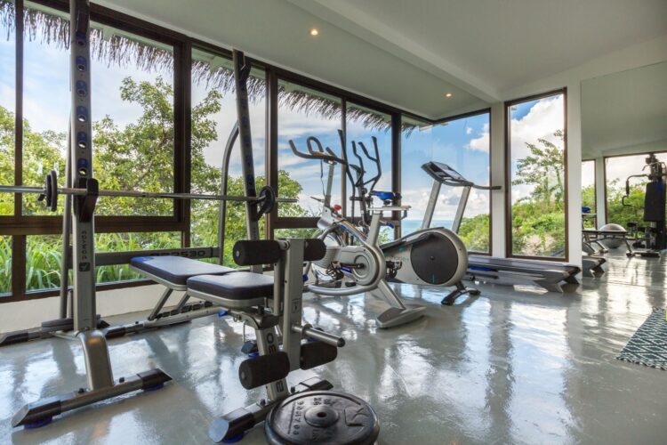 Villa Koh Koon Luxus Villa Koh Samui Thailand Mieten Gym