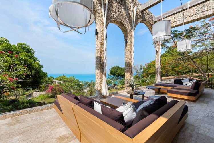 Villa Koh Koon Luxus Villa Koh Samui Thailand Mieten Outdoor Lounge