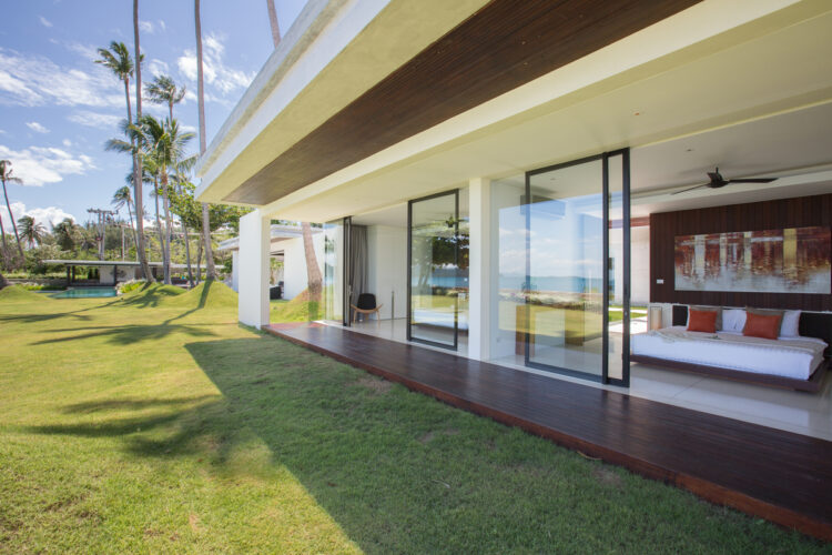 Villa Malabar Luxus Ferienhaus Koh Samui Thailand Mieten Außenansicht